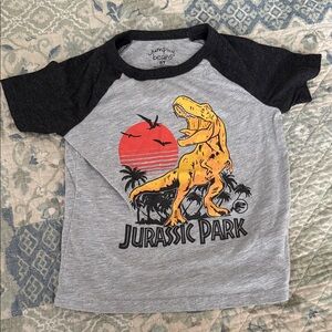 Jumping Beans Jurassic Park T-Rex Tee - Gray and Black